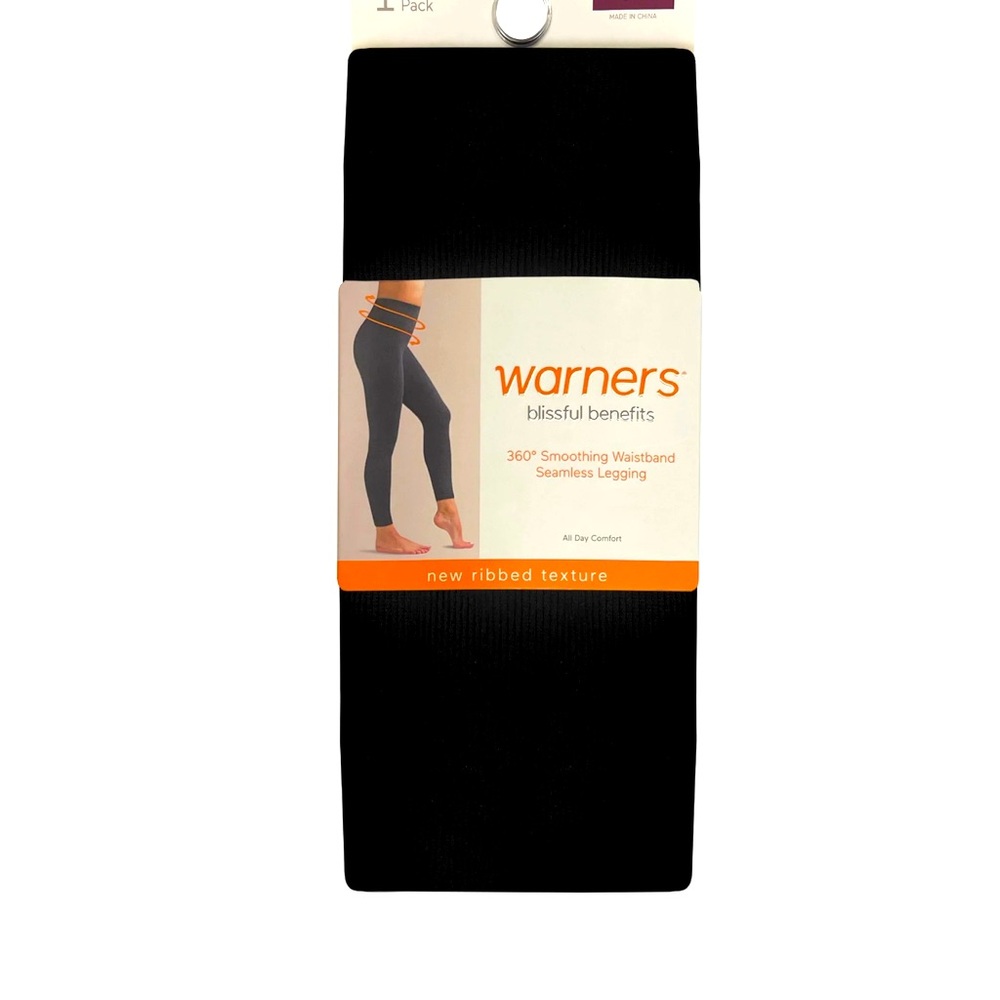 Warners Seamless Ribbed Leggings for Women (2pair)